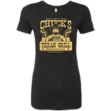 T-Shirts Vintage Black / Small Chucks Texan Grill Women's Triblend T-Shirt