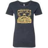 T-Shirts Vintage Navy / Small Chucks Texan Grill Women's Triblend T-Shirt