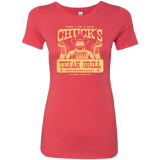 T-Shirts Vintage Red / Small Chucks Texan Grill Women's Triblend T-Shirt