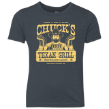 T-Shirts Vintage Navy / YXS Chucks Texan Grill Youth Triblend T-Shirt
