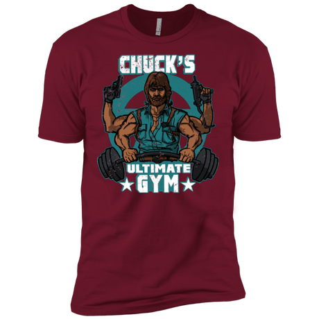 T-Shirts Cardinal / X-Small Chucks Ultimate Gym Men's Premium T-Shirt