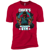 T-Shirts Red / X-Small Chucks Ultimate Gym Men's Premium T-Shirt