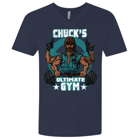 T-Shirts Midnight Navy / X-Small Chucks Ultimate Gym Men's Premium V-Neck