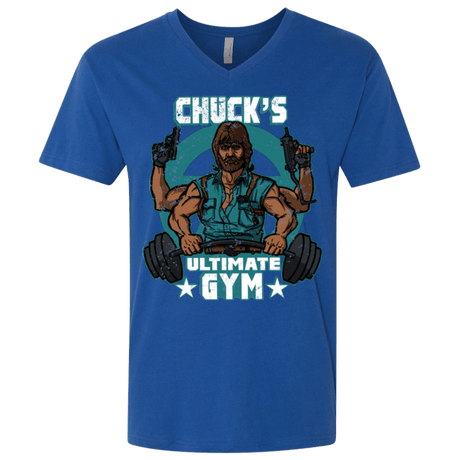 T-Shirts Royal / X-Small Chucks Ultimate Gym Men's Premium V-Neck