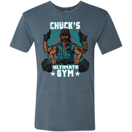 T-Shirts Indigo / Small Chucks Ultimate Gym Men's Triblend T-Shirt