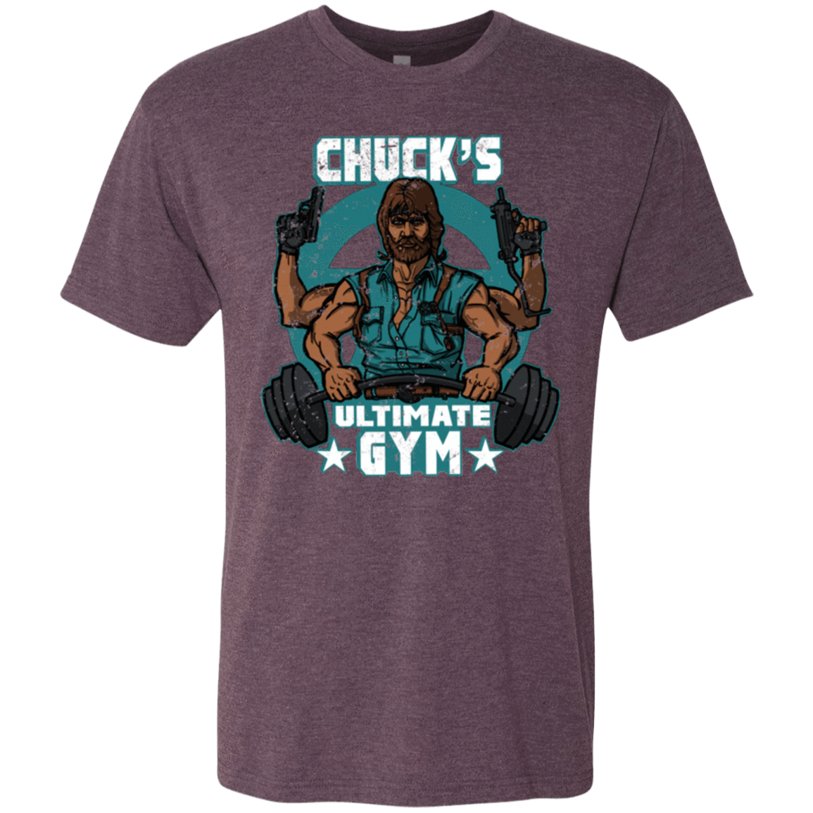 T-Shirts Vintage Purple / Small Chucks Ultimate Gym Men's Triblend T-Shirt
