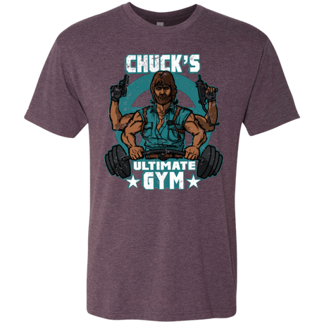 T-Shirts Vintage Purple / Small Chucks Ultimate Gym Men's Triblend T-Shirt