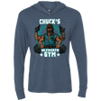 T-Shirts Indigo / X-Small Chucks Ultimate Gym Triblend Long Sleeve Hoodie Tee