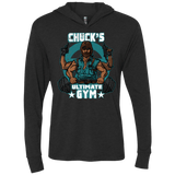 T-Shirts Vintage Black / X-Small Chucks Ultimate Gym Triblend Long Sleeve Hoodie Tee