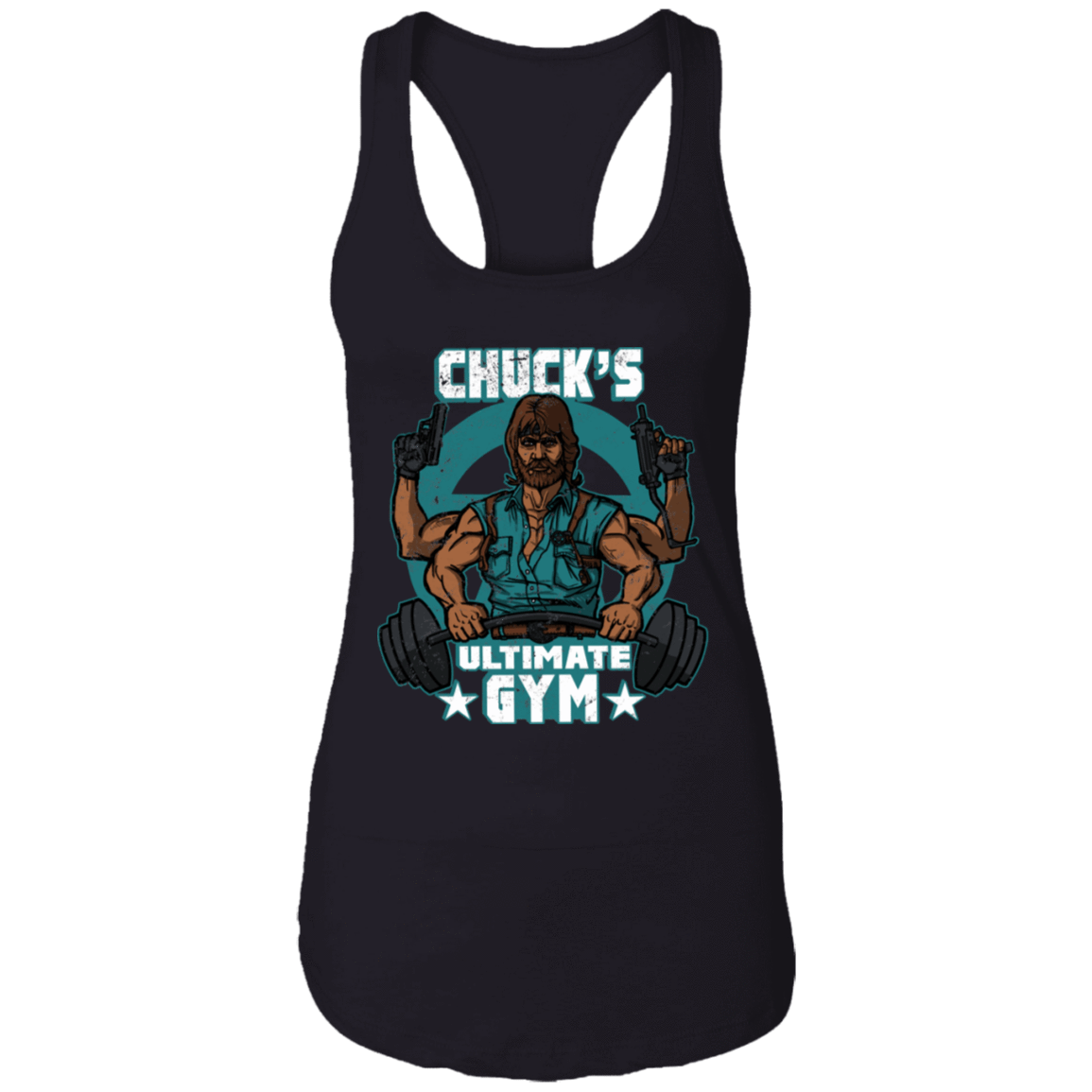 T-Shirts Black / X-Small Chucks Ultimate Gym Women's Racerback Tank