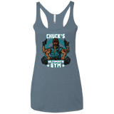 T-Shirts Indigo / X-Small Chucks Ultimate Gym Women's Triblend Racerback Tank