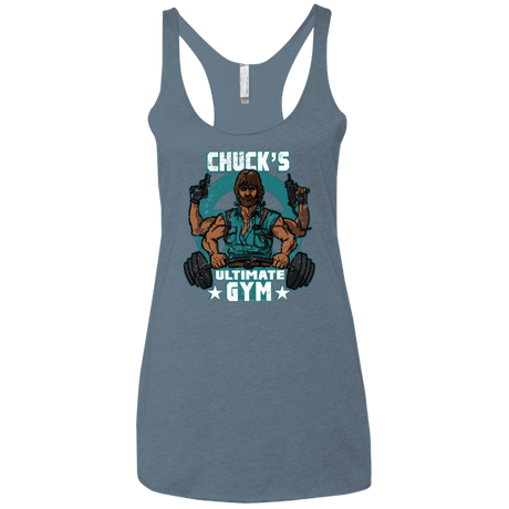 T-Shirts Indigo / X-Small Chucks Ultimate Gym Women's Triblend Racerback Tank