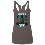 T-Shirts Macchiato / X-Small Chucks Ultimate Gym Women's Triblend Racerback Tank