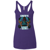 T-Shirts Purple Rush / X-Small Chucks Ultimate Gym Women's Triblend Racerback Tank