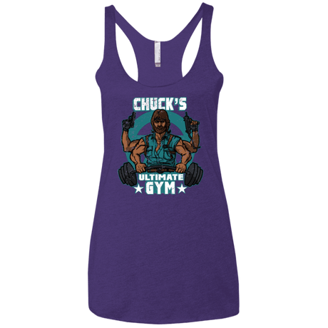 T-Shirts Purple Rush / X-Small Chucks Ultimate Gym Women's Triblend Racerback Tank
