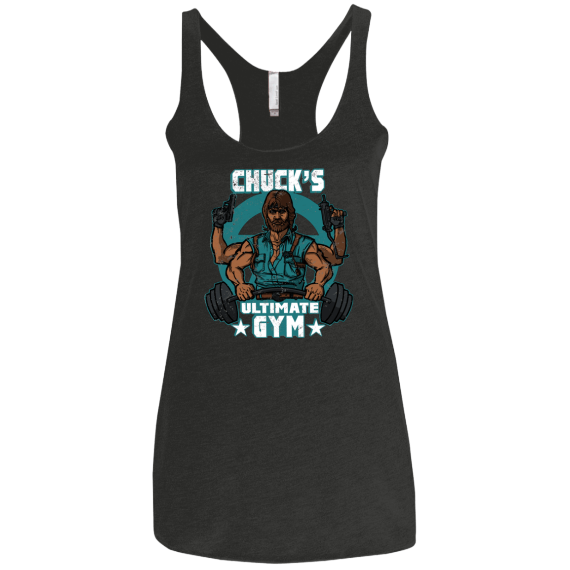 T-Shirts Vintage Black / X-Small Chucks Ultimate Gym Women's Triblend Racerback Tank