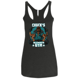 T-Shirts Vintage Black / X-Small Chucks Ultimate Gym Women's Triblend Racerback Tank
