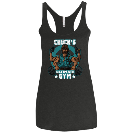 T-Shirts Vintage Black / X-Small Chucks Ultimate Gym Women's Triblend Racerback Tank