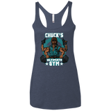 T-Shirts Vintage Navy / X-Small Chucks Ultimate Gym Women's Triblend Racerback Tank