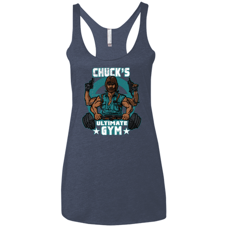 T-Shirts Vintage Navy / X-Small Chucks Ultimate Gym Women's Triblend Racerback Tank