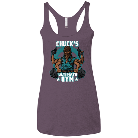 T-Shirts Vintage Purple / X-Small Chucks Ultimate Gym Women's Triblend Racerback Tank