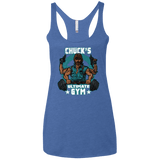 T-Shirts Vintage Royal / X-Small Chucks Ultimate Gym Women's Triblend Racerback Tank