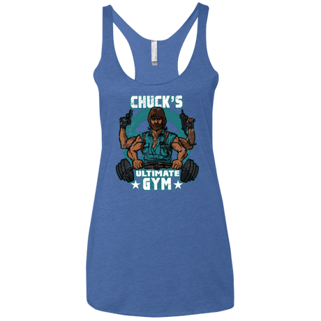 T-Shirts Vintage Royal / X-Small Chucks Ultimate Gym Women's Triblend Racerback Tank
