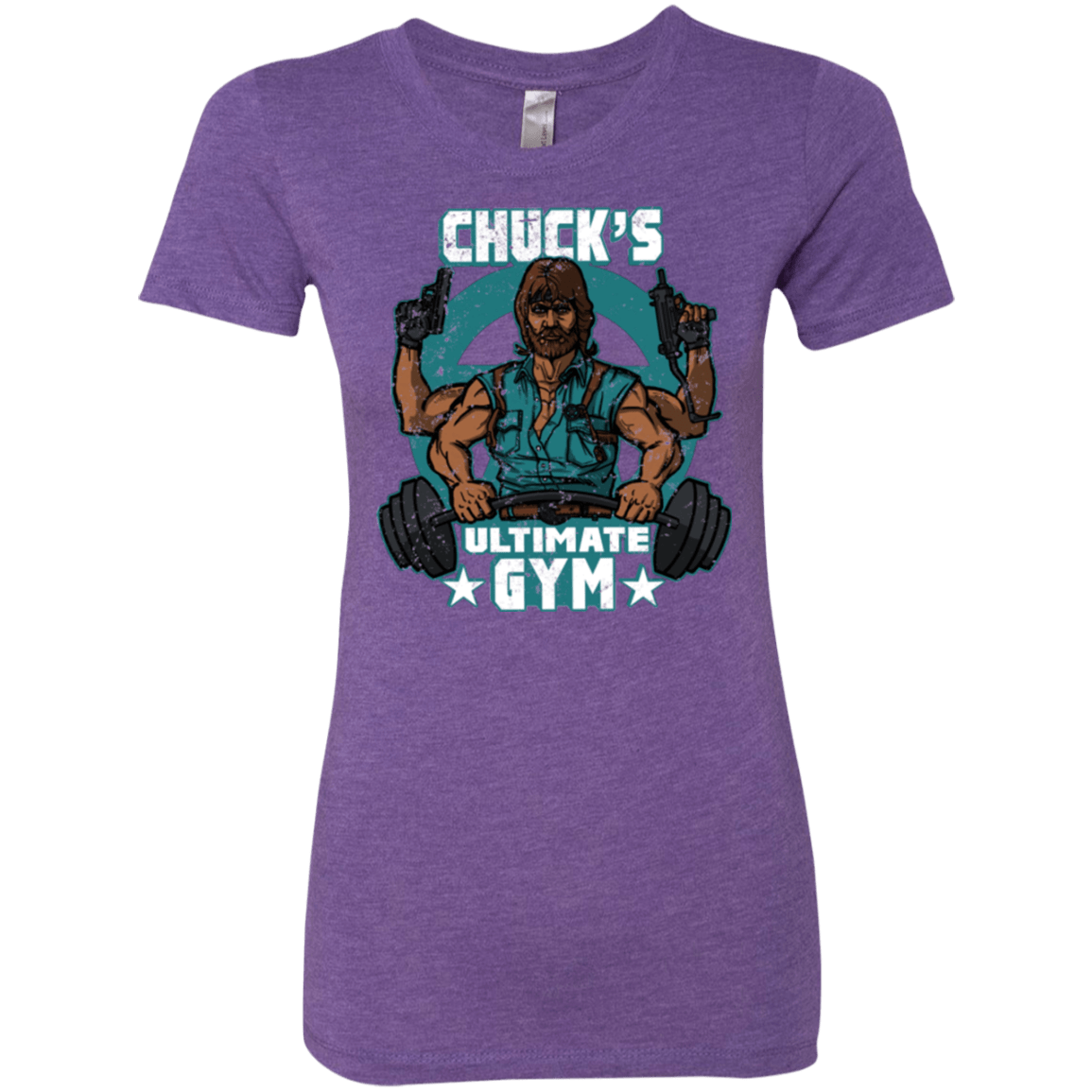 T-Shirts Purple Rush / Small Chucks Ultimate Gym Women's Triblend T-Shirt