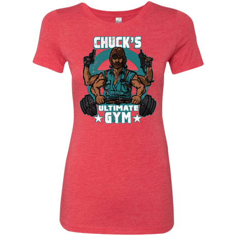 T-Shirts Vintage Red / Small Chucks Ultimate Gym Women's Triblend T-Shirt