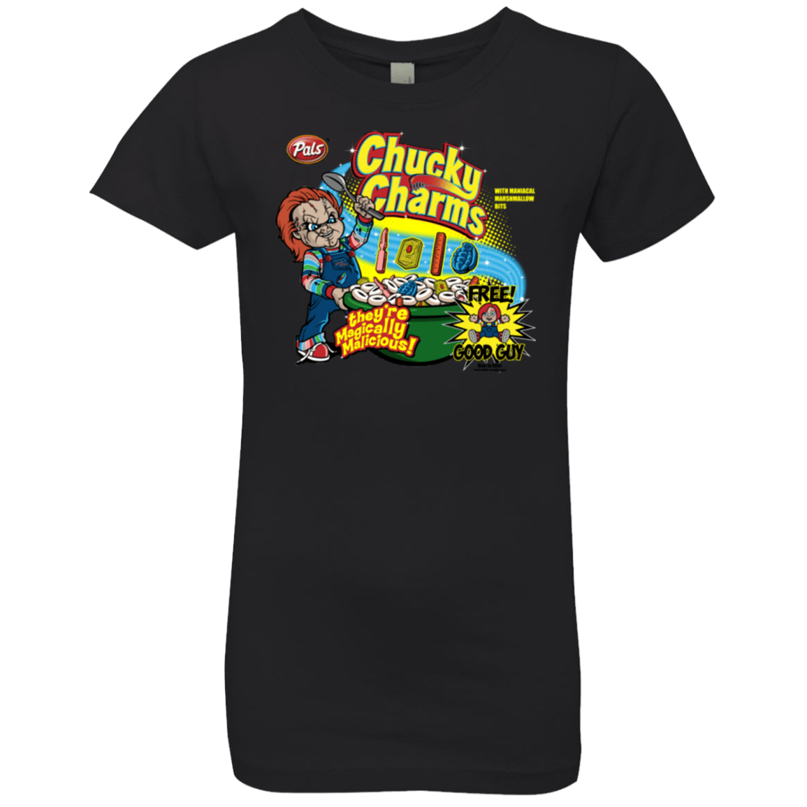 T-Shirts Black / YXS Chucky Charms Girls Premium T-Shirt