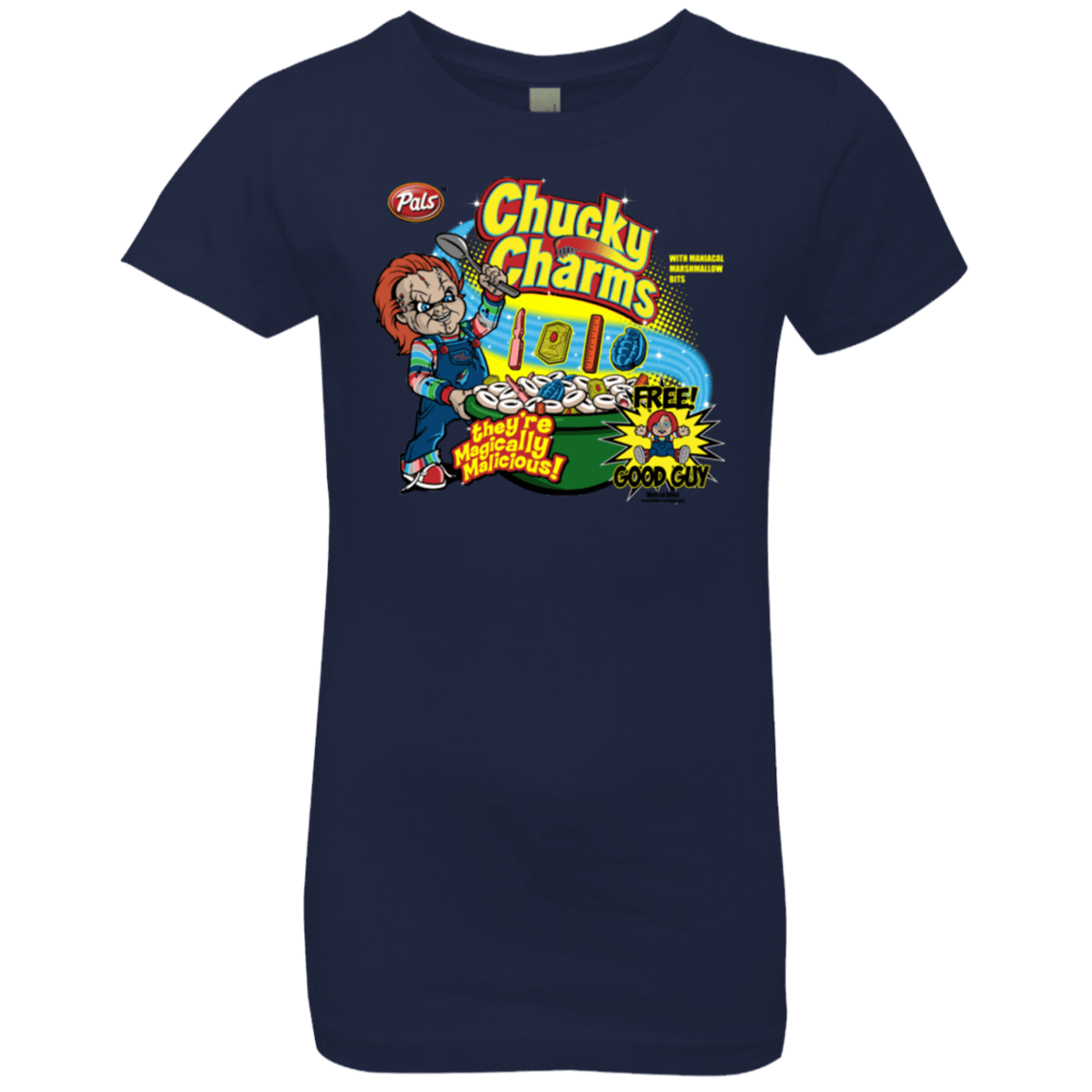 T-Shirts Midnight Navy / YXS Chucky Charms Girls Premium T-Shirt