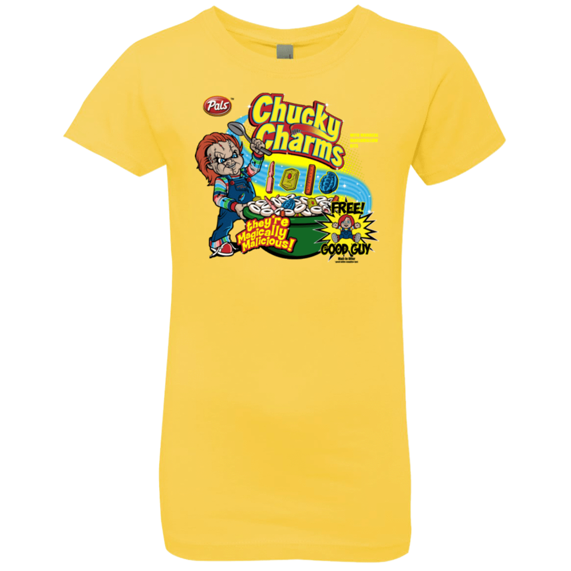 T-Shirts Vibrant Yellow / YXS Chucky Charms Girls Premium T-Shirt