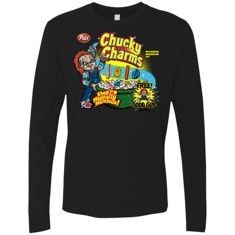 T-Shirts Black / Small Chucky Charms Men's Premium Long Sleeve