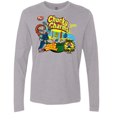 T-Shirts Heather Grey / Small Chucky Charms Men's Premium Long Sleeve