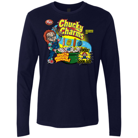 T-Shirts Midnight Navy / Small Chucky Charms Men's Premium Long Sleeve