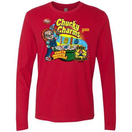 T-Shirts Red / Small Chucky Charms Men's Premium Long Sleeve