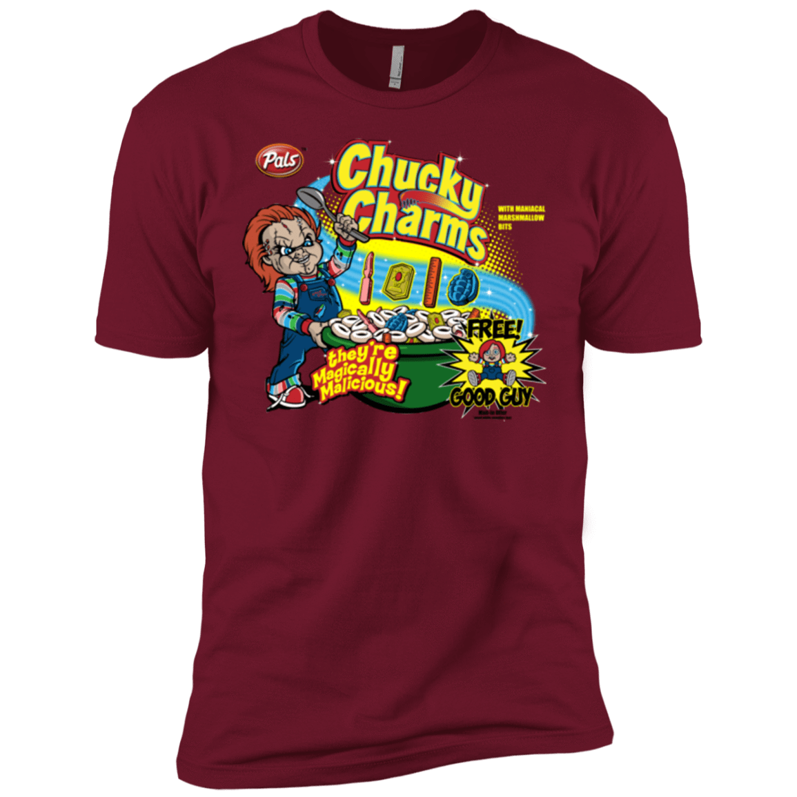 T-Shirts Cardinal / X-Small Chucky Charms Men's Premium T-Shirt
