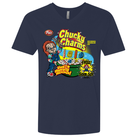 T-Shirts Midnight Navy / X-Small Chucky Charms Men's Premium V-Neck