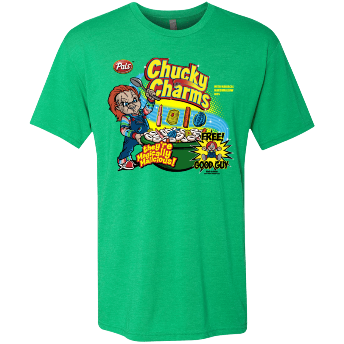 T-Shirts Envy / Small Chucky Charms Men's Triblend T-Shirt