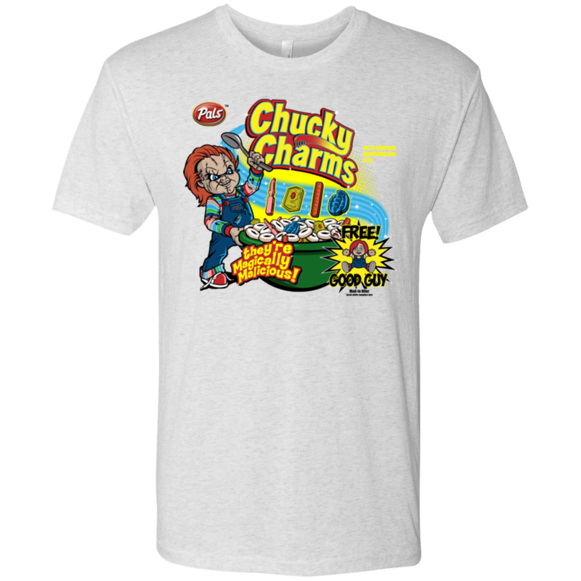 T-Shirts Heather White / Small Chucky Charms Men's Triblend T-Shirt