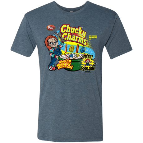 T-Shirts Indigo / Small Chucky Charms Men's Triblend T-Shirt