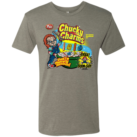 T-Shirts Venetian Grey / Small Chucky Charms Men's Triblend T-Shirt