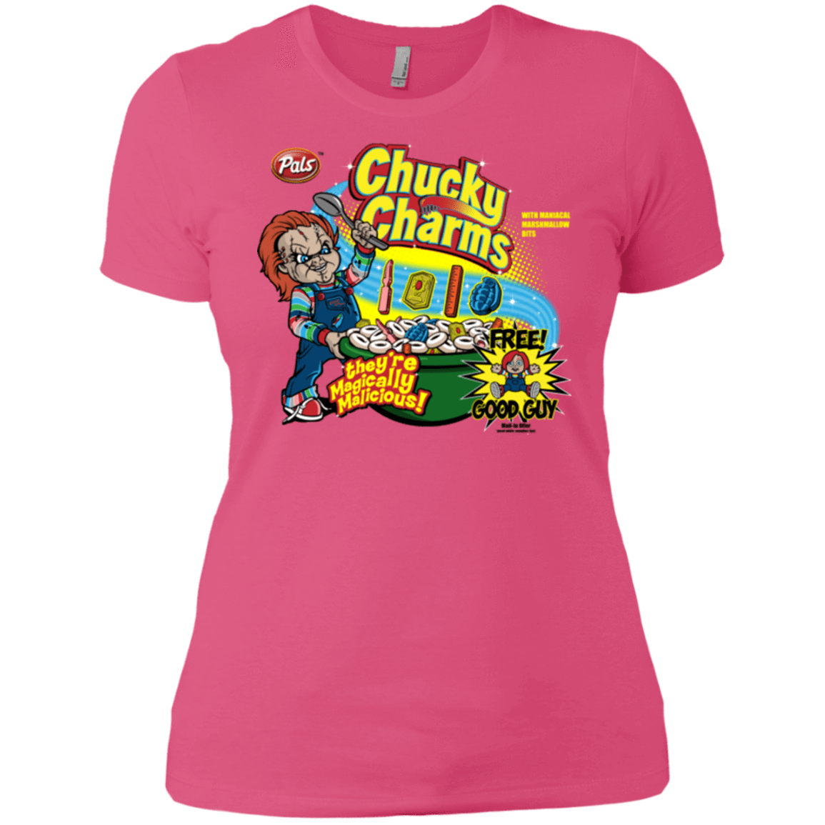 T-Shirts Hot Pink / X-Small Chucky Charms Women's Premium T-Shirt