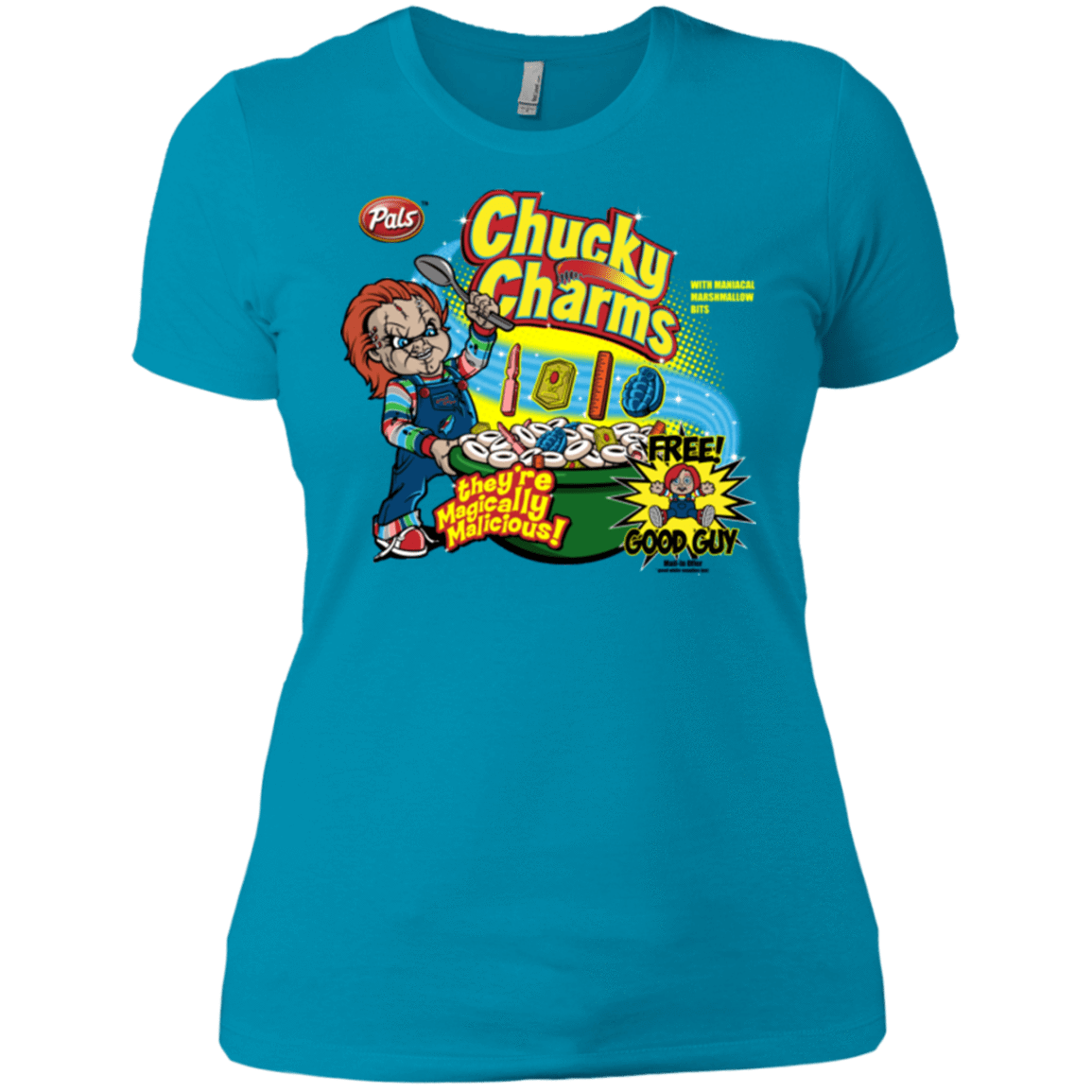 T-Shirts Turquoise / X-Small Chucky Charms Women's Premium T-Shirt
