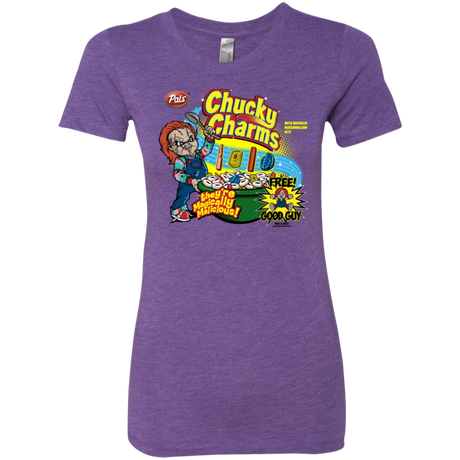 T-Shirts Purple Rush / Small Chucky Charms Women's Triblend T-Shirt