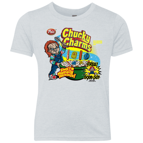 T-Shirts Heather White / YXS Chucky Charms Youth Triblend T-Shirt