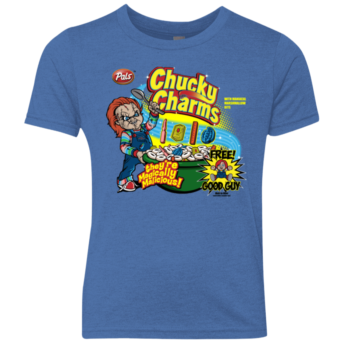 T-Shirts Vintage Royal / YXS Chucky Charms Youth Triblend T-Shirt