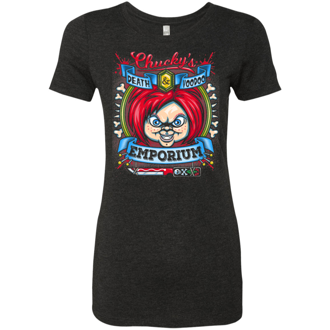 T-Shirts Vintage Black / S Chucky Crest Women's Triblend T-Shirt