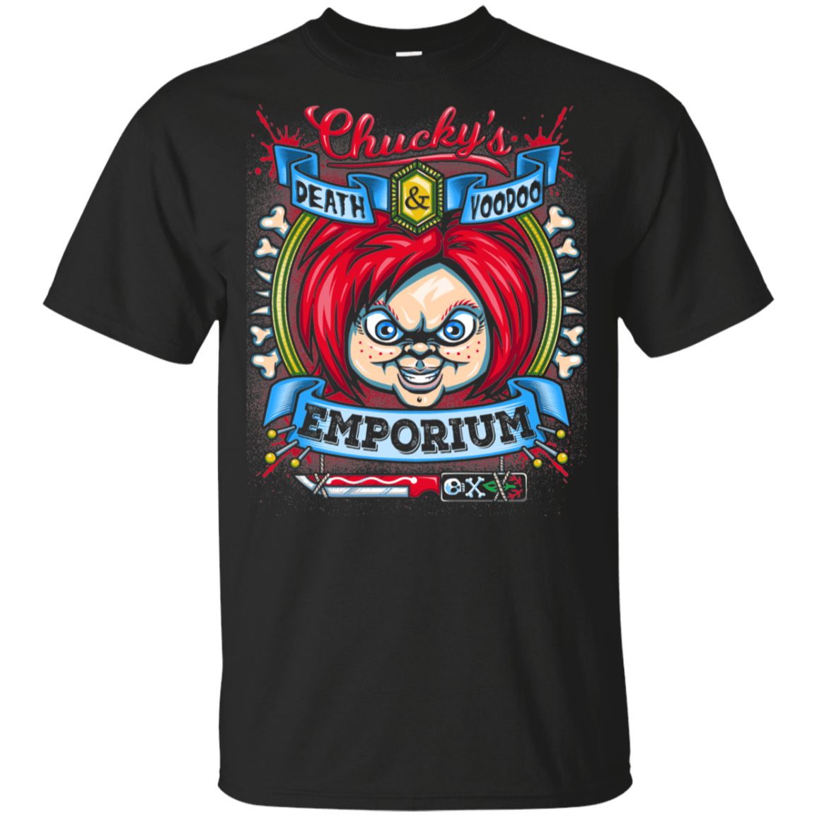 T-Shirts Black / YXS Chucky Crest Youth T-Shirt