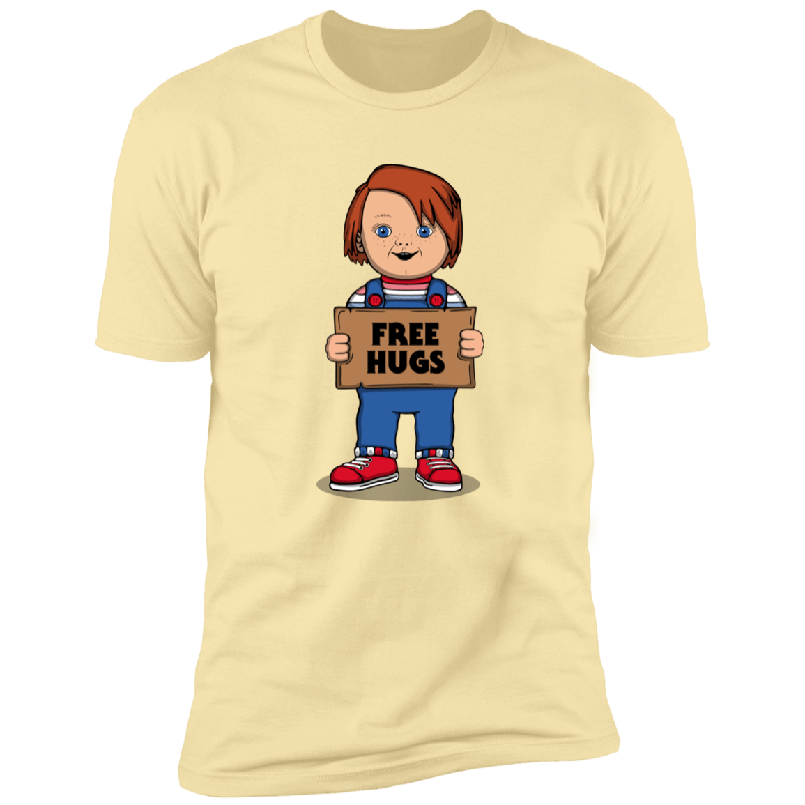T-Shirts Banana Cream / S Chucky Free Hugs Men's Premium T-Shirt